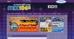 Desktop Screenshot of mix106.ca